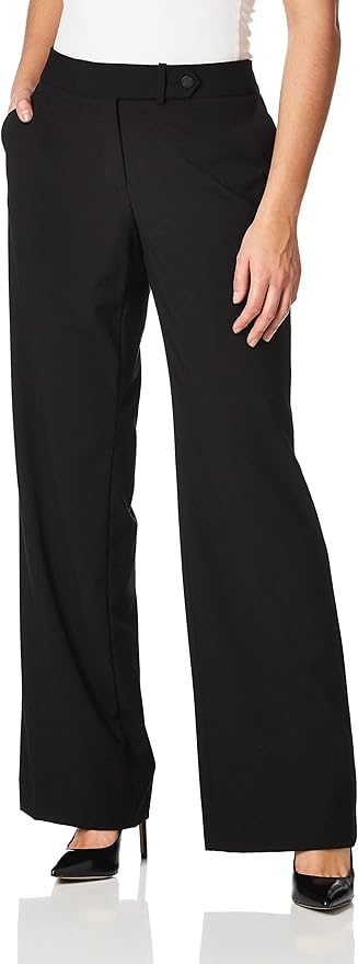4. Calvin Klein Women's High-Waisted Slim-Fit Dress Pants