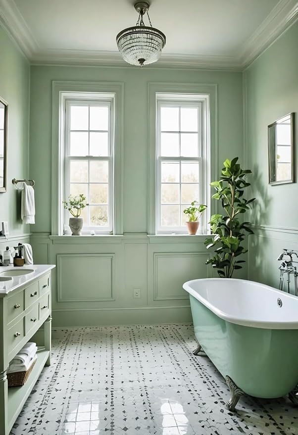 7. Dimoon Green Peel and Stick Wallpaper