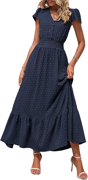 PRETTYGARDEN Womens Dresses 2025 Summer Maxi Dress