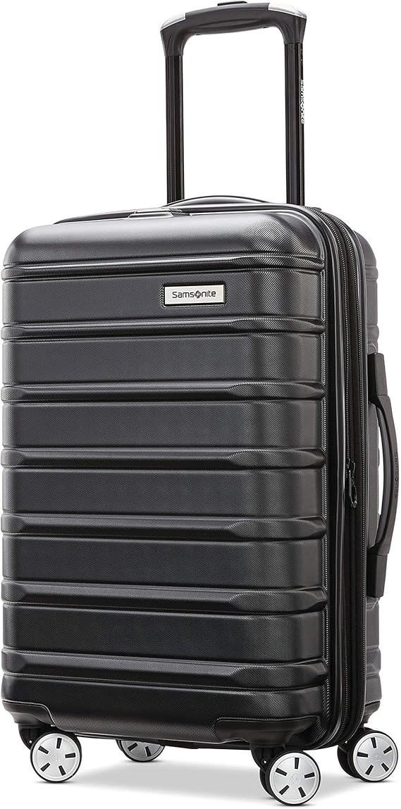 Samsonite Omni 2 Carry-On Hardside Luggage with 360° Spinner Wheels - Scratch Resistant Hardshell