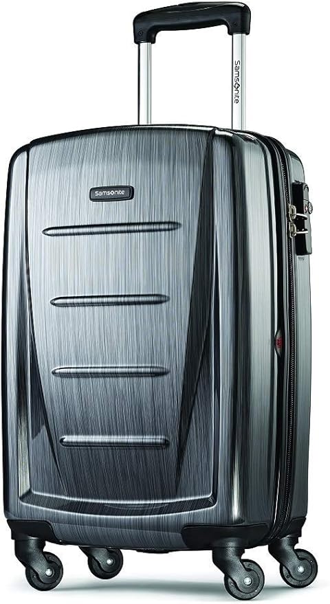 Samsonite Winfield 2 Hardside Expandable Luggage with Spinner Wheels, Charcoal, Carry
