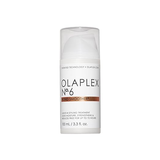 laplex No. 6 Bond Smoother, Leave-In Styling Hair Cream Treatment, Smooths, Conditions, & Strengthens, Frizz Control for Up to 72 Hours
