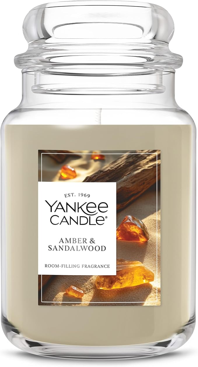 Yankee Candle Large Jar Scented Candle with up to 150 Hour Burn Time, Premium Plant Wax Blend for Consistent Burn